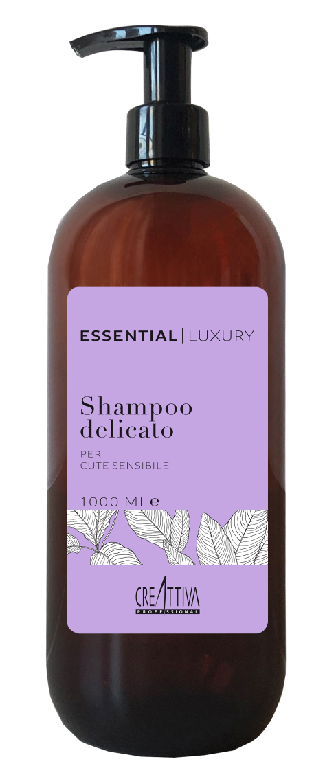 gli shampoo delicati sui capelli, utilizzati dai parrucchieri