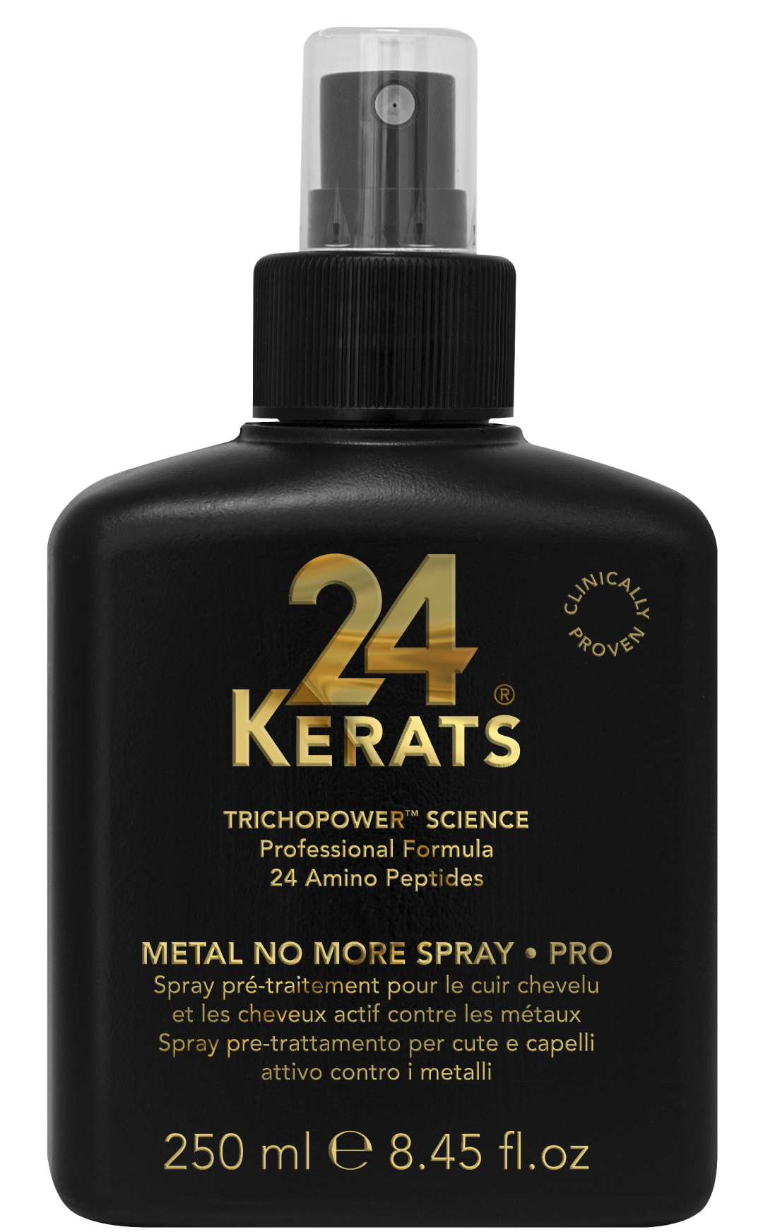 il pre-shampoo 24 Kerats efficace contro i metalli pesanti